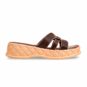 Warm Weather Slippers Brown Formal Slipper PU0562