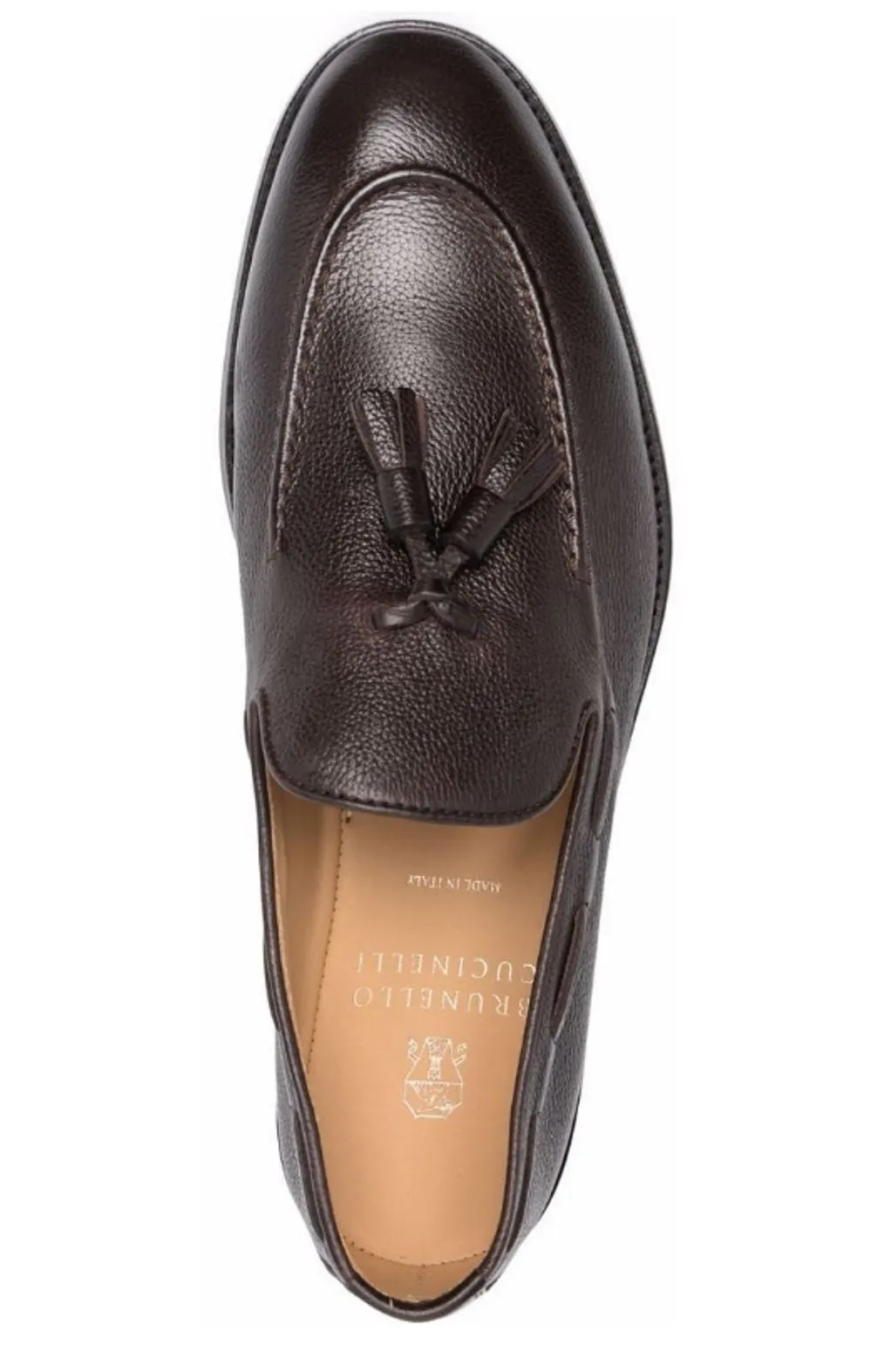 Penny Loafers Business Casual Brunello Cucinelli Tassel-Detailed Slip-On Loafers