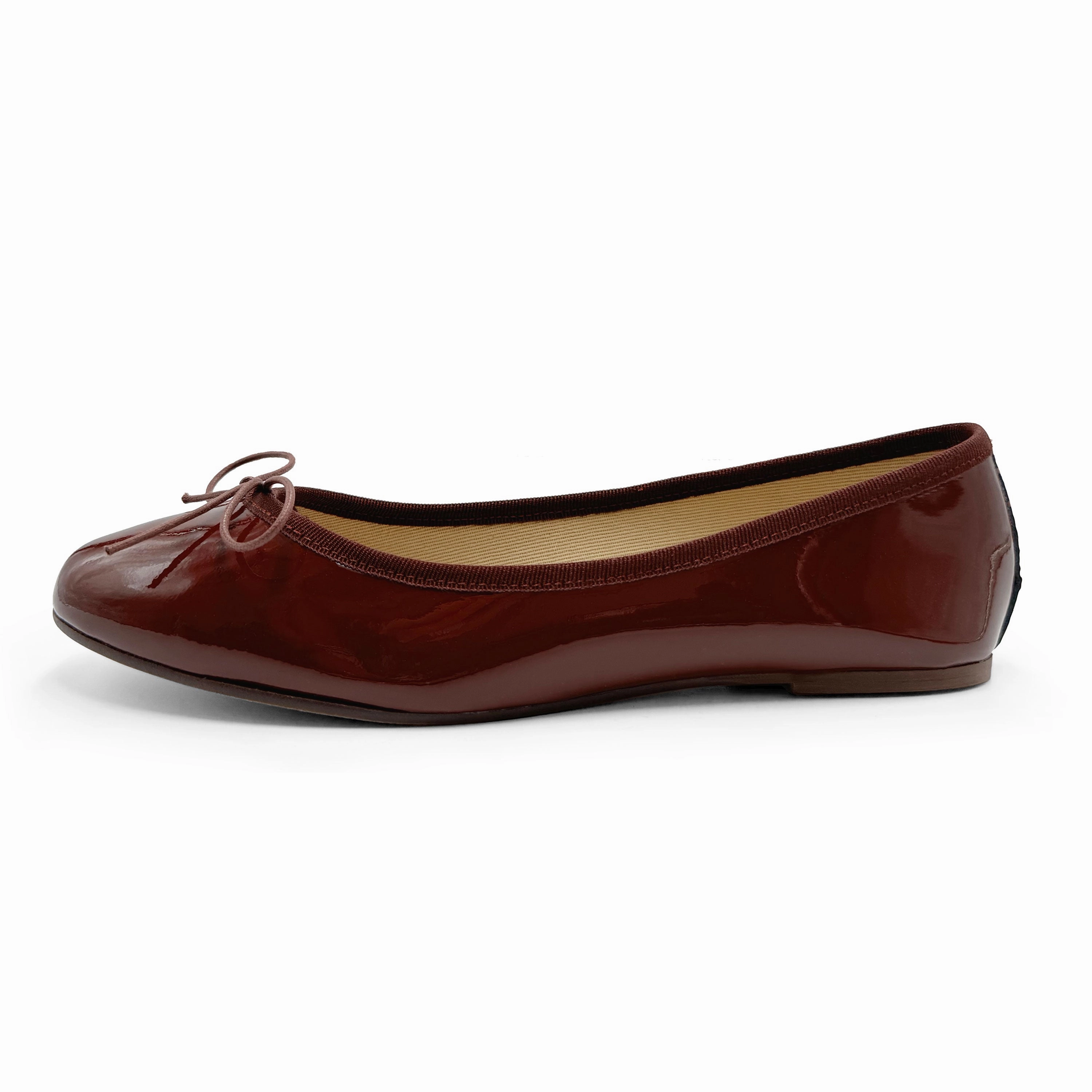 Dsw Dress Shoes Low Heel Burgundy patent leather ballet flats