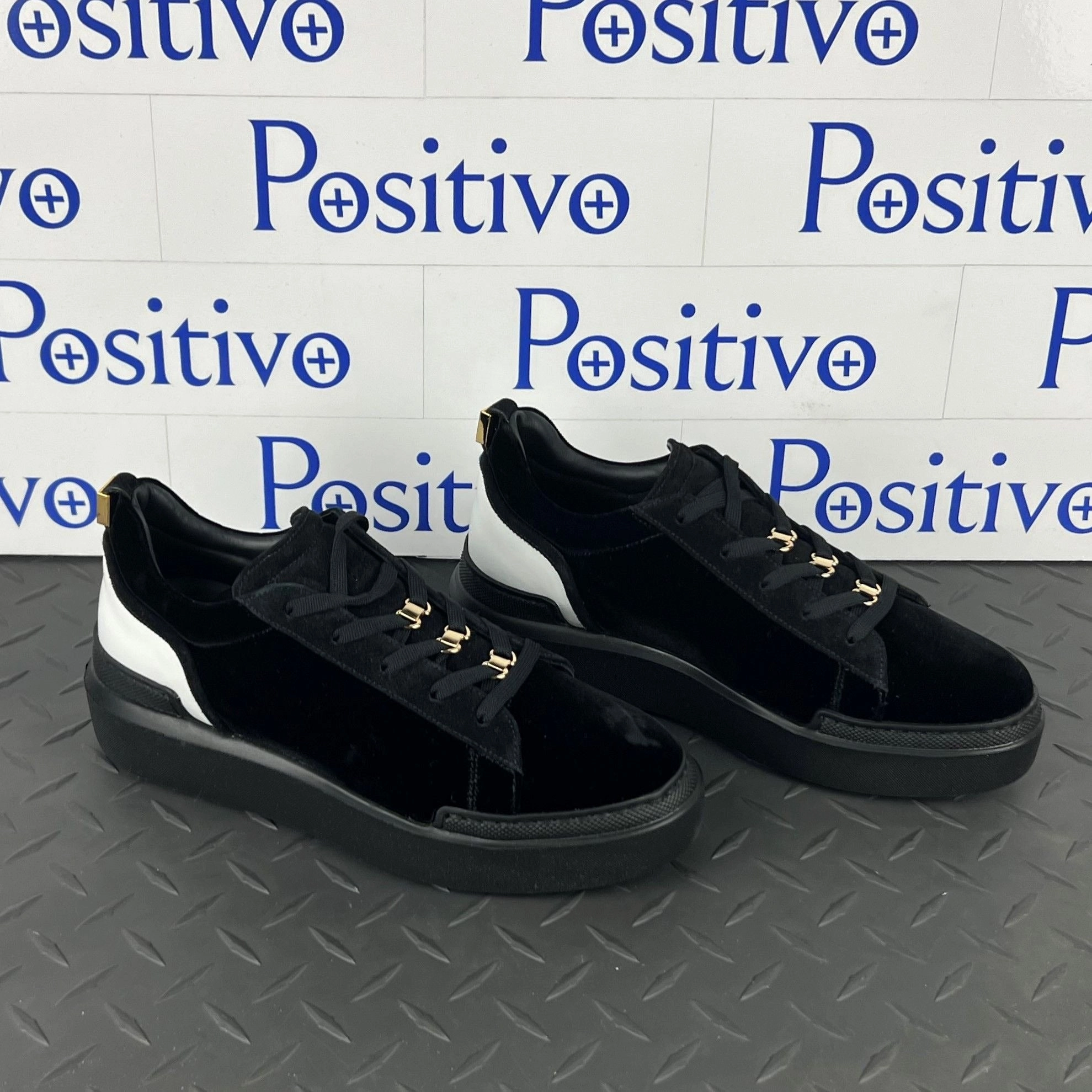 Buscemi Womens Ninna Velvet Black Leather Sneakers Open Toe Sneakers