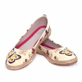 Street Cool Smooth Soles Butterfly Ballerinas Shoes FBR1208