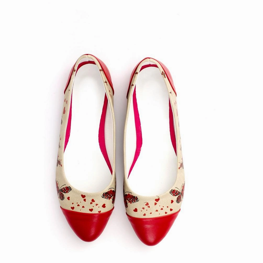 Butterfly Ballerinas Shoes NMS105 Urban Style Rain Safe