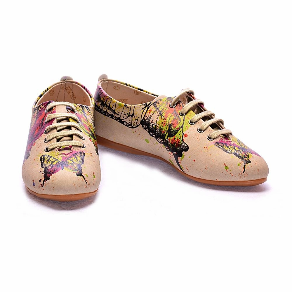 Butterfly Ballerinas Shoes SLV001 heel cup