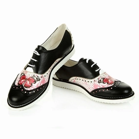 Court Grip Butterfly Oxford Shoes GNG104