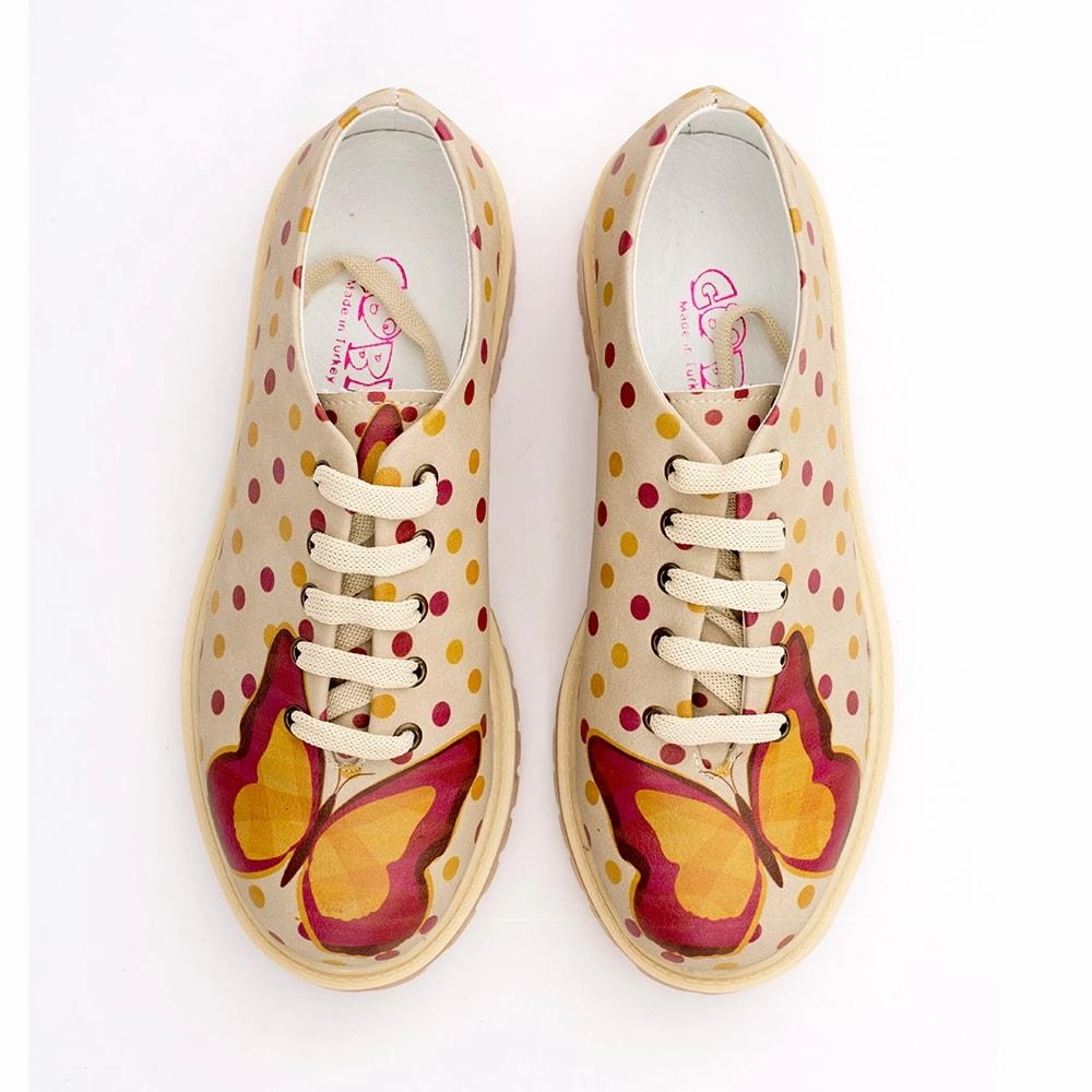 zipper Butterfly Oxford Shoes TMK6507