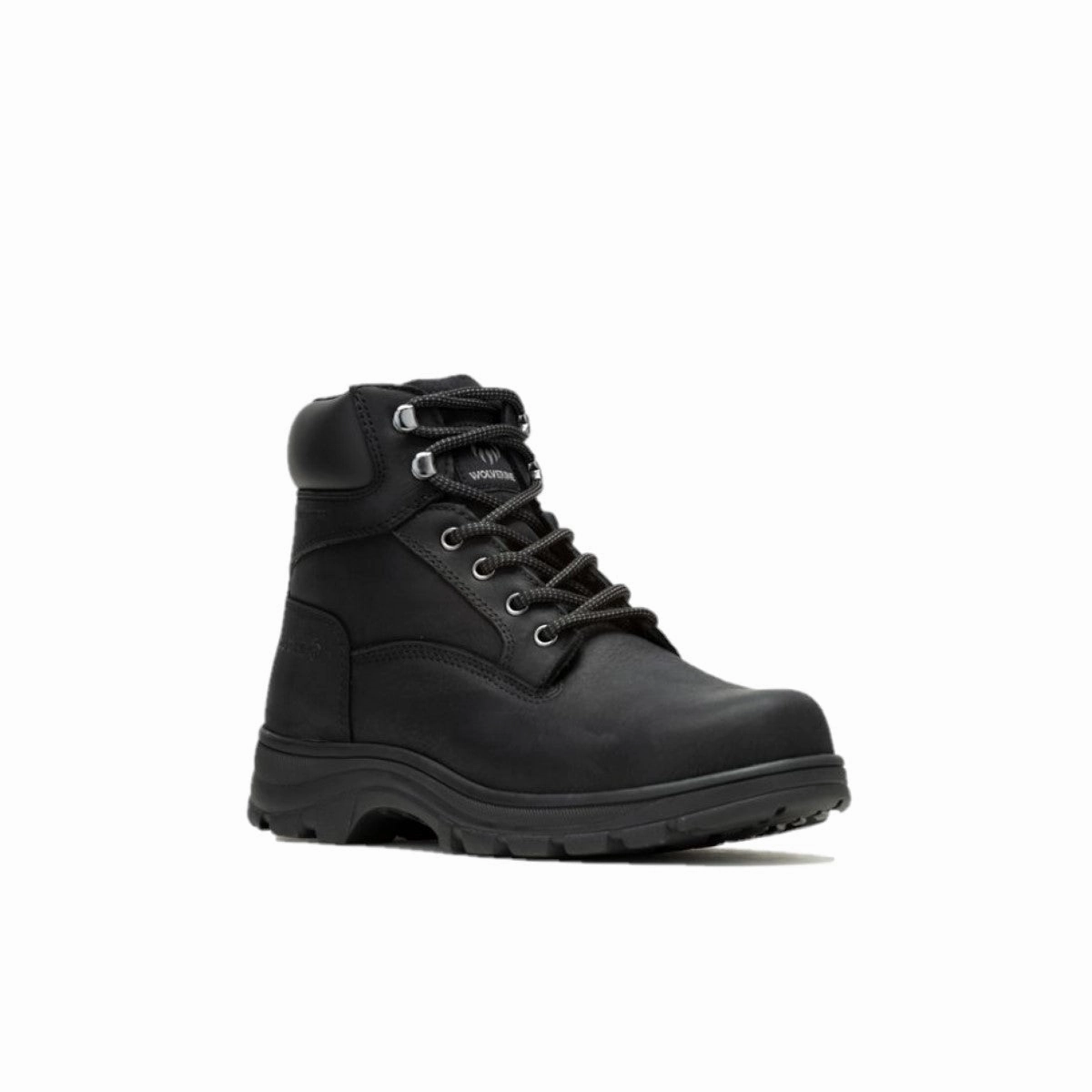 Storm Wear Ankle Coverage WOLVERINE W231124-EW CARLSBAD 6'' ST WP MN'S (Extra Wide) Black Leather Work Boots