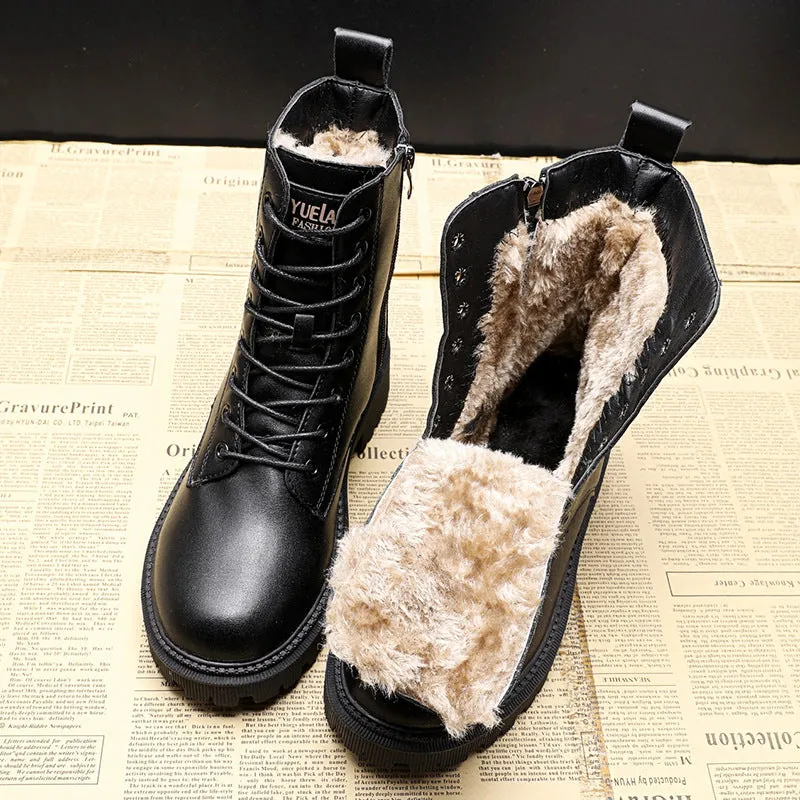 Best Dress Boots Camille  Bottes d'hiver en cuir noir, lgantes et durables