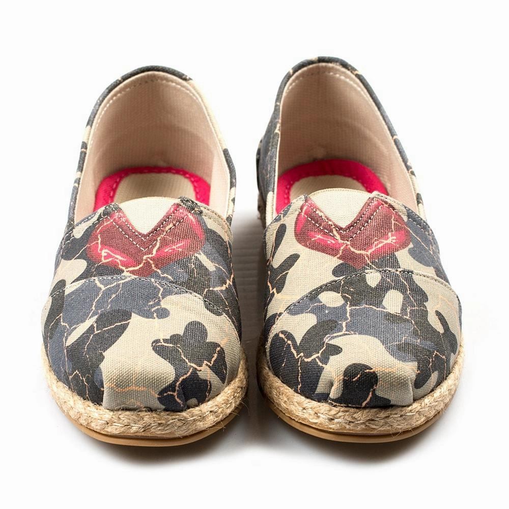 Camouflage Ballerinas Shoes TMH2206 Comfortable Wear Island Vibe