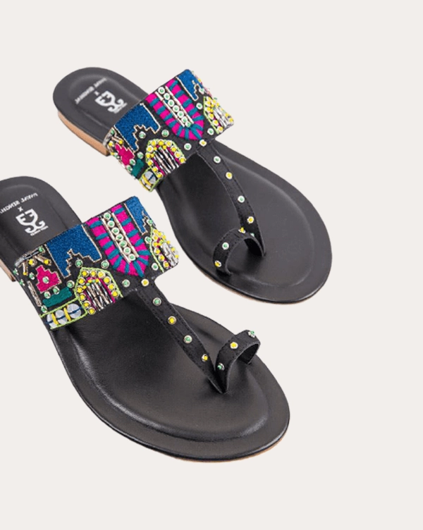 Campa : Kolha Flats - Payal Singhal X Fizzy Goblet Best Cushioned Shoes For Flat Feet