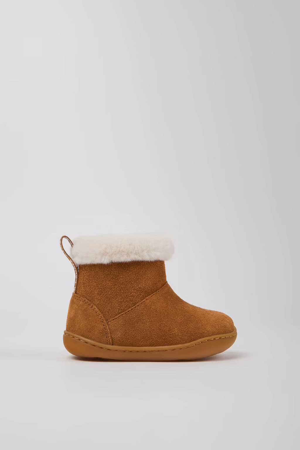 Adidas Shoes With Floral Print Camper: Peu Cami Ankle Boot with Fur - Brown