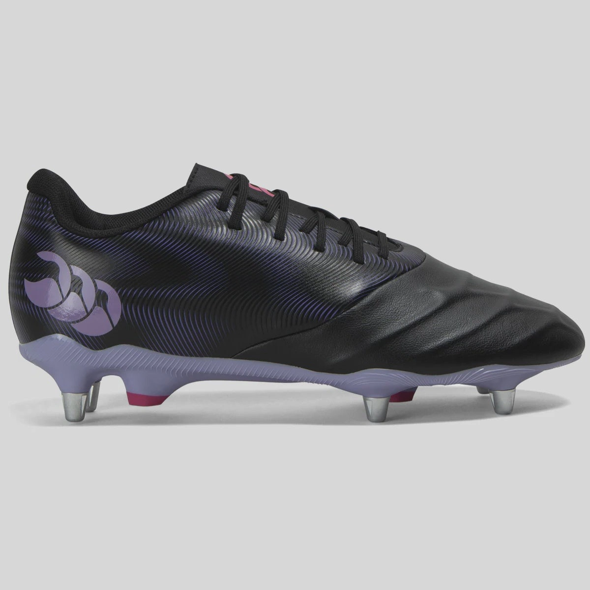 Gats Shoes Adidas Canterbury Phoenix Genesis Team SG Rugby Boot - Black/Purple