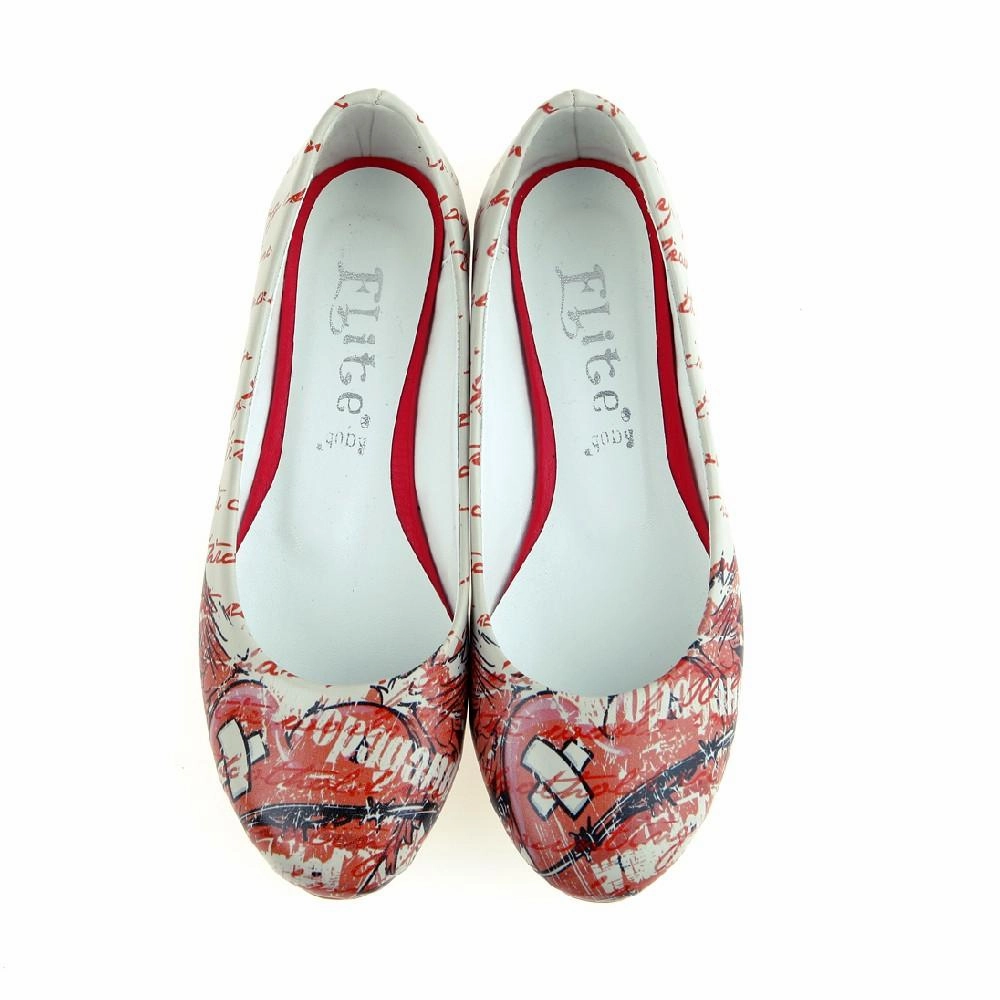 Wounded Heart Ballerinas Shoes 1063 Pool Ready