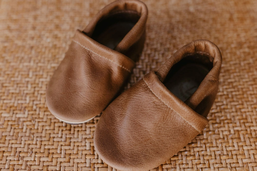 High Heel Names Caramel LOAFERS Leather Shoes Baby and Toddler
