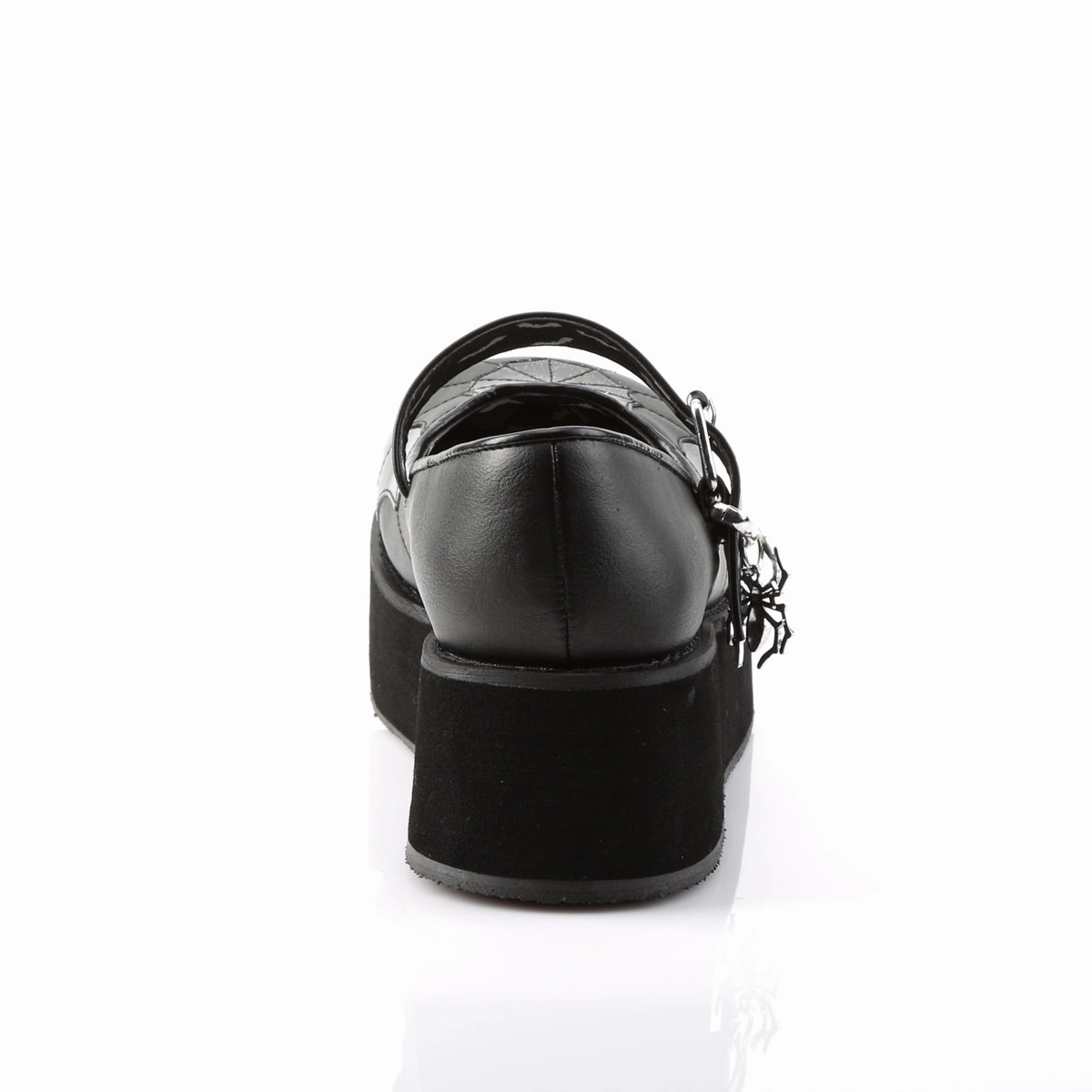 SPRITE-05 DemoniaCult Black Vegan Leather Sexy Women's Heels & Platform Shoes (Alternative Footwear) Asic Skate Shoes