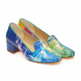 School Day Clean White Career Heel Shoes WDB109