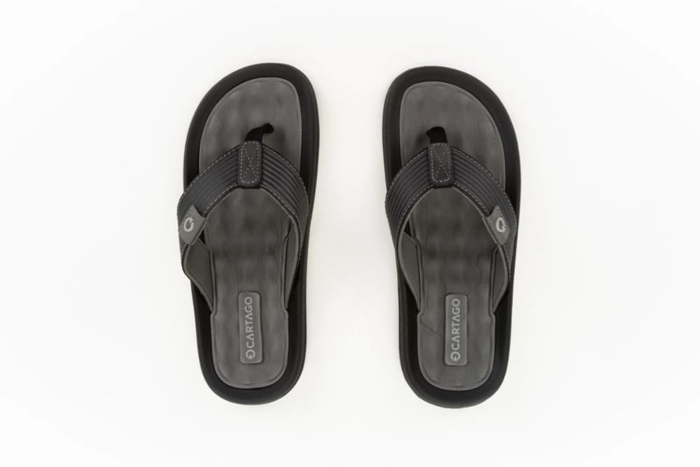 Cartago  Men's 82614 Grey M Comfortable Low Heel Strappy Sandals