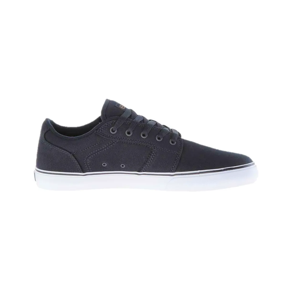 ETNIES 4101000351 463 BARGE LS MN'S (Medium) Navy/Gum/White Suede/Canvas Skate Shoes Strong Grip