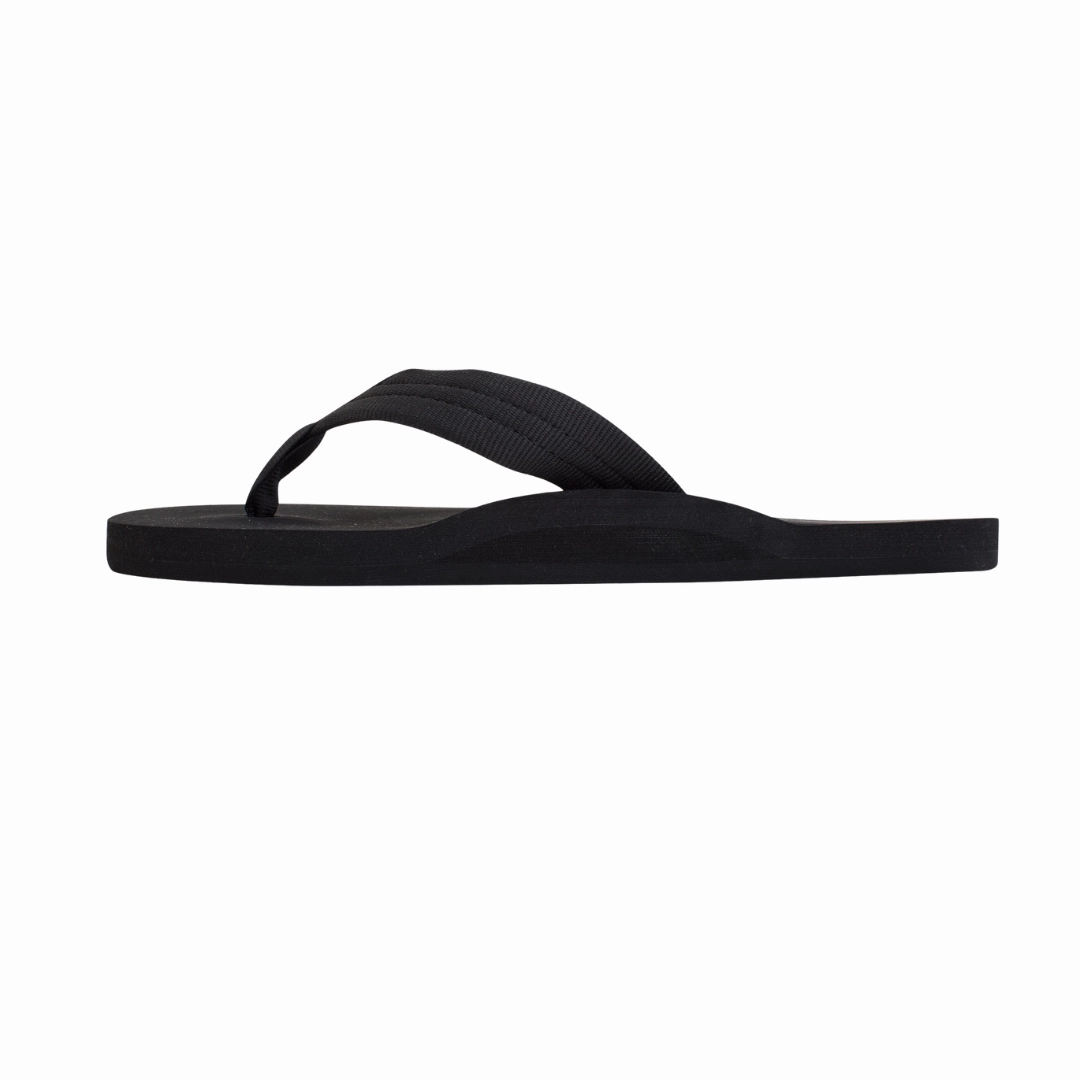 RAINBOW 301ASTSPSM/BKBK THE CLOUD MN'S (Medium) Black/Black Leather Strap Sandals Wind Step All-Purpose Footwear