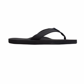 RAINBOW 301ASTSPSM/BKBK THE CLOUD MN'S (Medium) Black/Black Leather Strap Sandals Perfect For Pools Minimalist Look