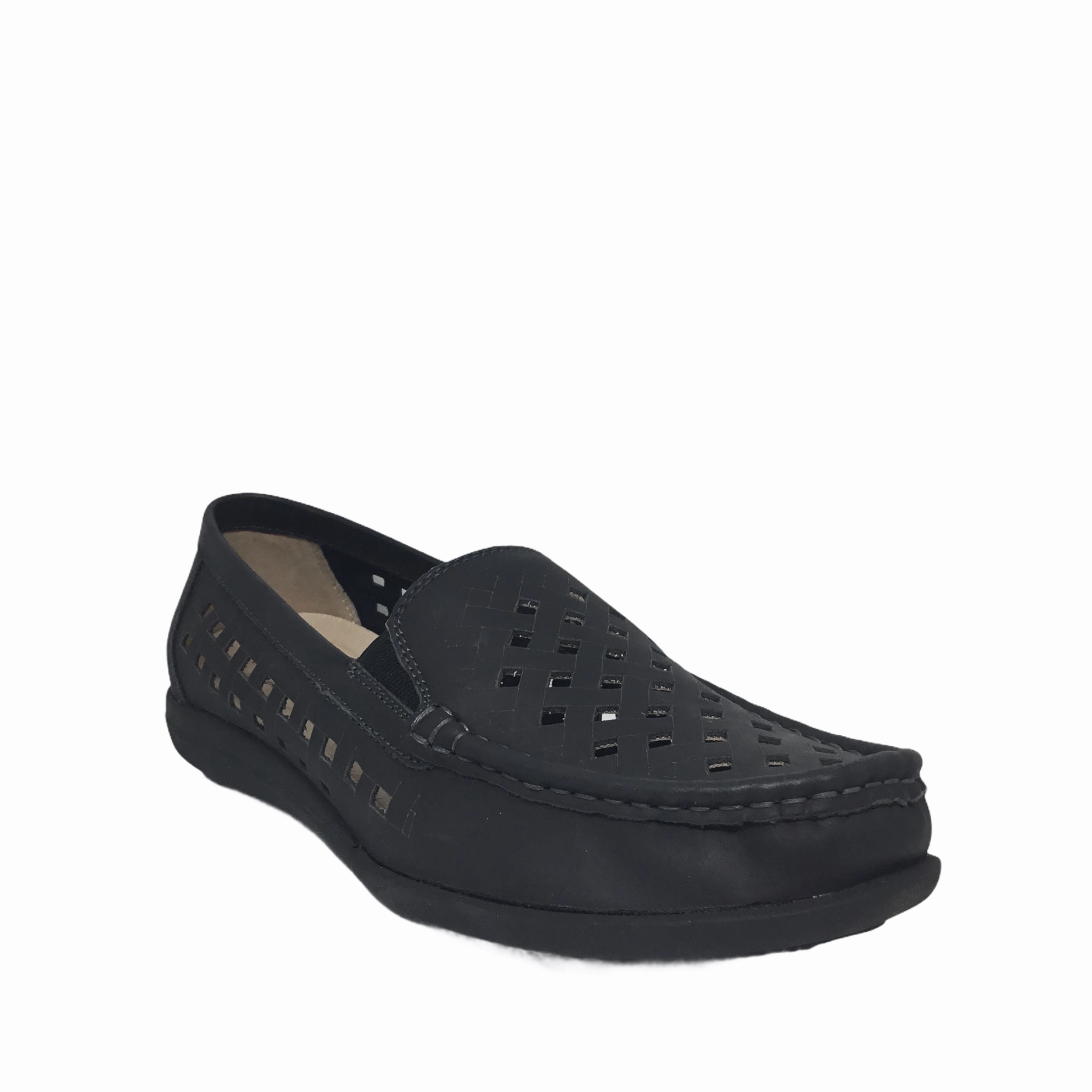 Marathon Day Parent Jog CC Resorts Taffy Black Leather Slip on