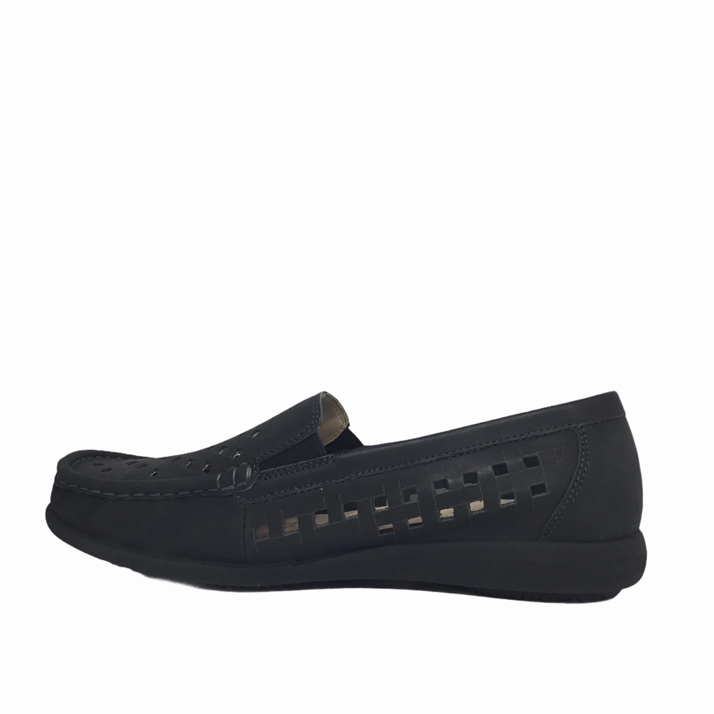 CC Resorts Taffy Black Leather Slip on adult style