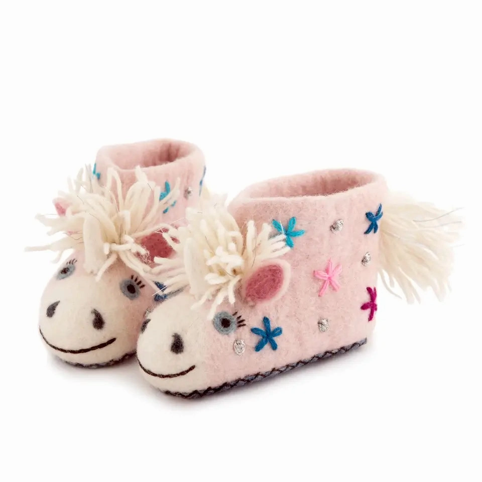 Spring Step Slippers Celeste Unicorn Kids Slippers