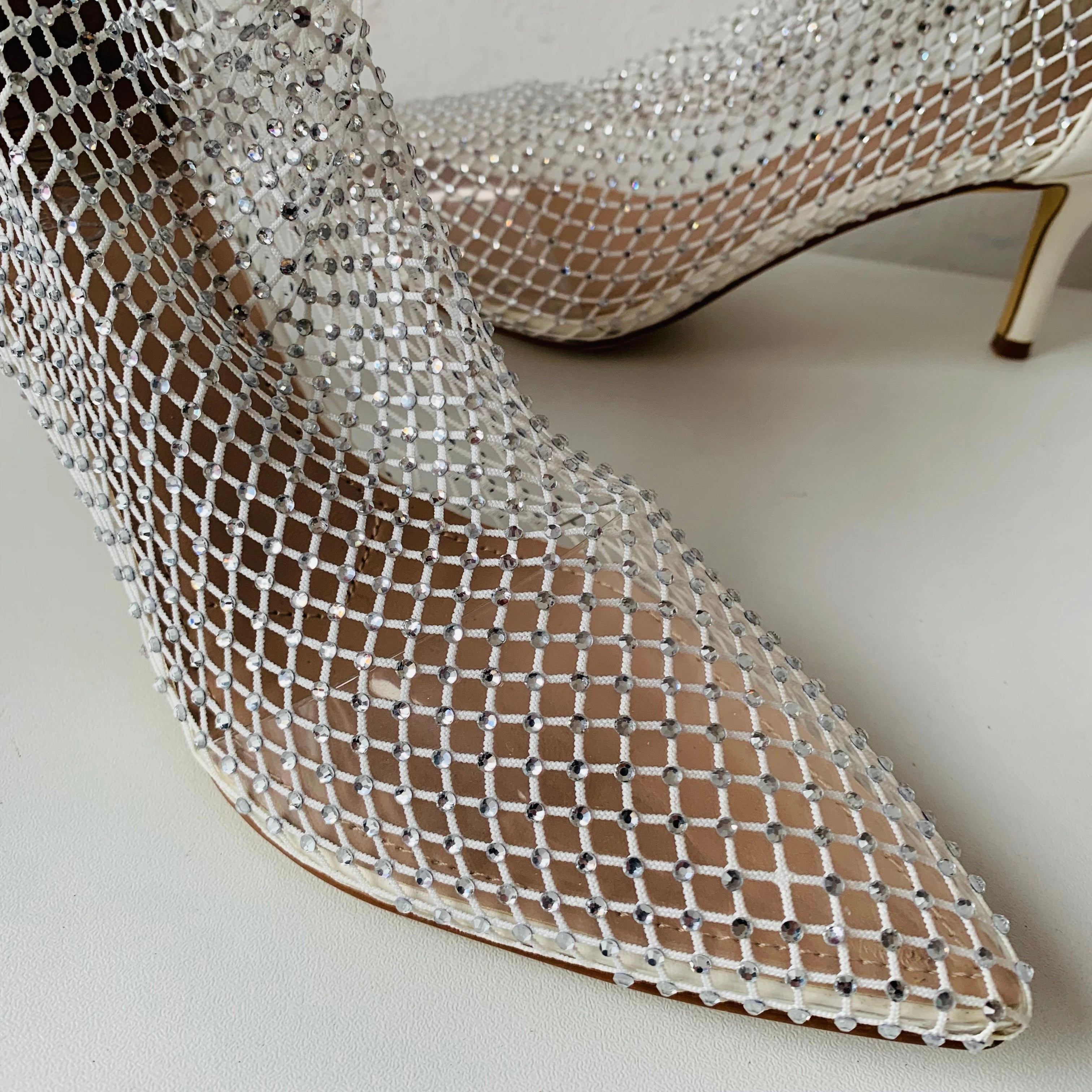 Adidas Ultraboost 22 Heat.rdy Running Shoes Charles by Charles David Afterhours White Mesh Bootie Size 7 New