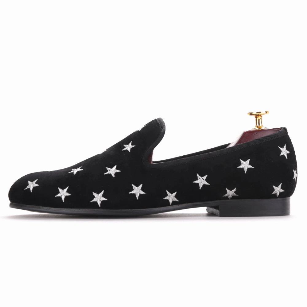 OneDrop Handmade Men Velvet Dress Shoes Star Embroidery Party Wedding Prom Loafers Buy Loafers Online