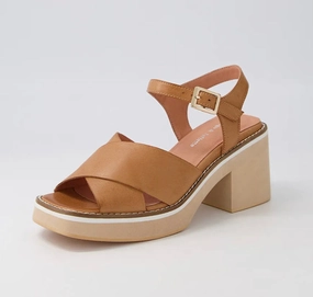 Django and Juliette Jemi ~ Tan ~ Black ~ Vanilla ~ Leather Easy Days Flexible Flats