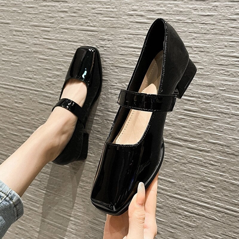 Best Running Shoes For Wide And Flat Feet Chicmy Fashion Mary Janes Shoes Women Flats Elegant Ladies Footwear Flat Spring Summer Shoes Plus Size 42 Black Red A4377