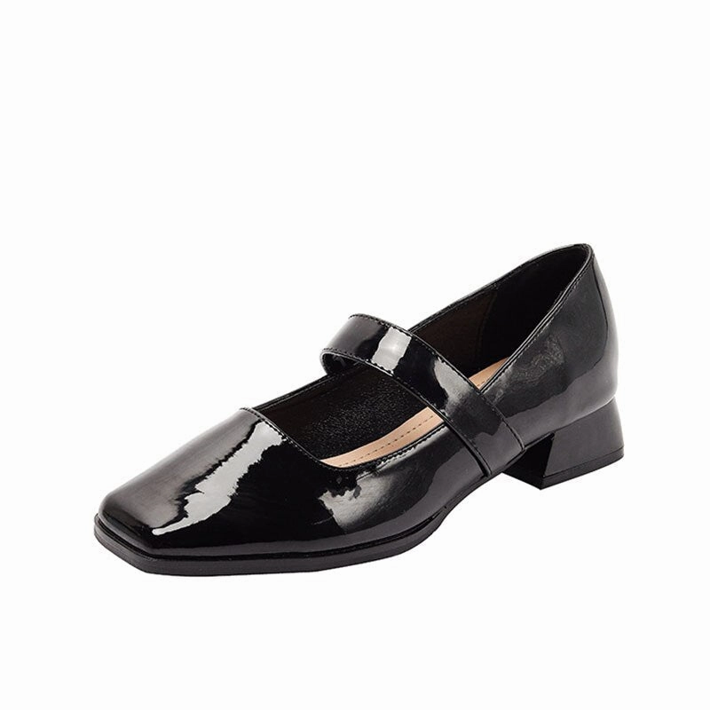 Universal Thread Shoes Flats Chicmy Fashion Mary Janes Shoes Women Flats Elegant Ladies Footwear Flat Spring Summer Shoes Plus Size 42 Black Red A4377