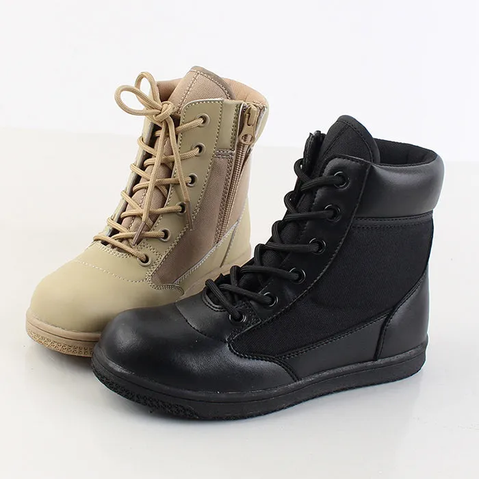 Child Military Style Non-Slip Hiking  Combat Boots Hiking Shoes Casual Wear