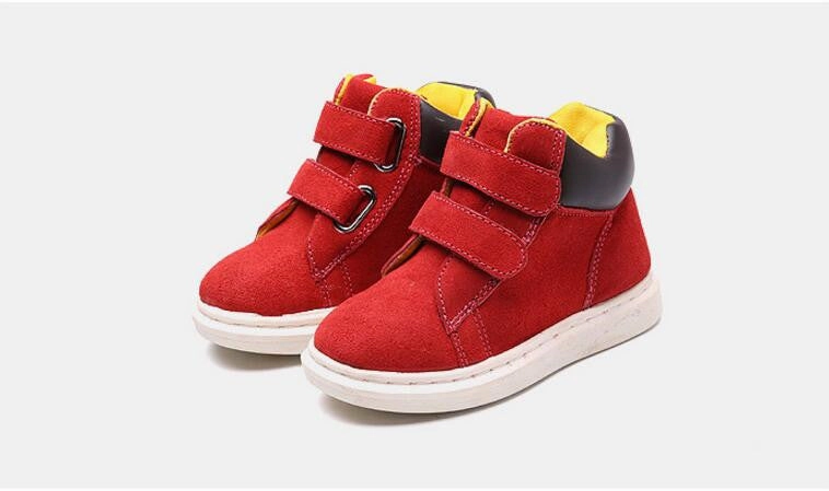 Children Martin Boots Winter Coral Fleece Kids Boots For Girl Shoes With Rubber Soles Of Boys Boots Children Shoes Size Wooden Heel Boots