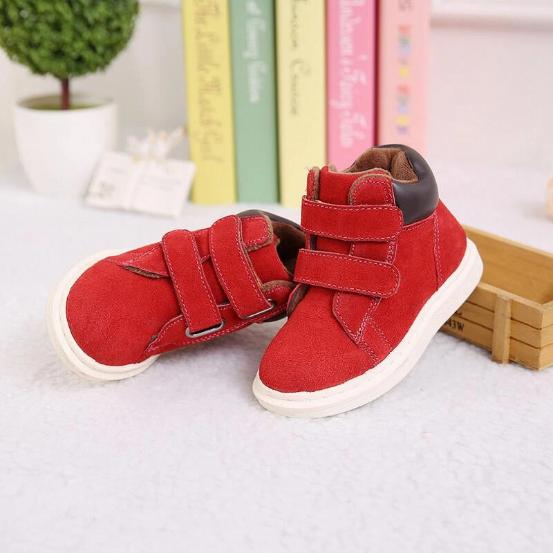 Children Martin Boots Winter Coral Fleece Kids Boots For Girl Shoes With Rubber Soles Of Boys Boots Children Shoes Size Blacksmith Boots
