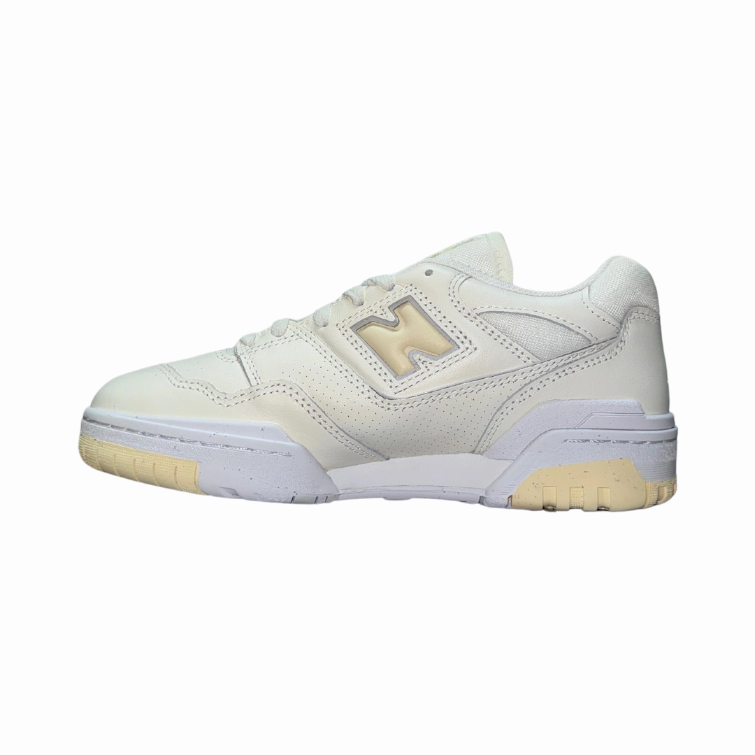 NEW BALANCE BBW550VG BBW550 WMN'S (Medium) White/Beige Leather, Synthetic & Mesh Basketball Shoes Quick Cut Shoes