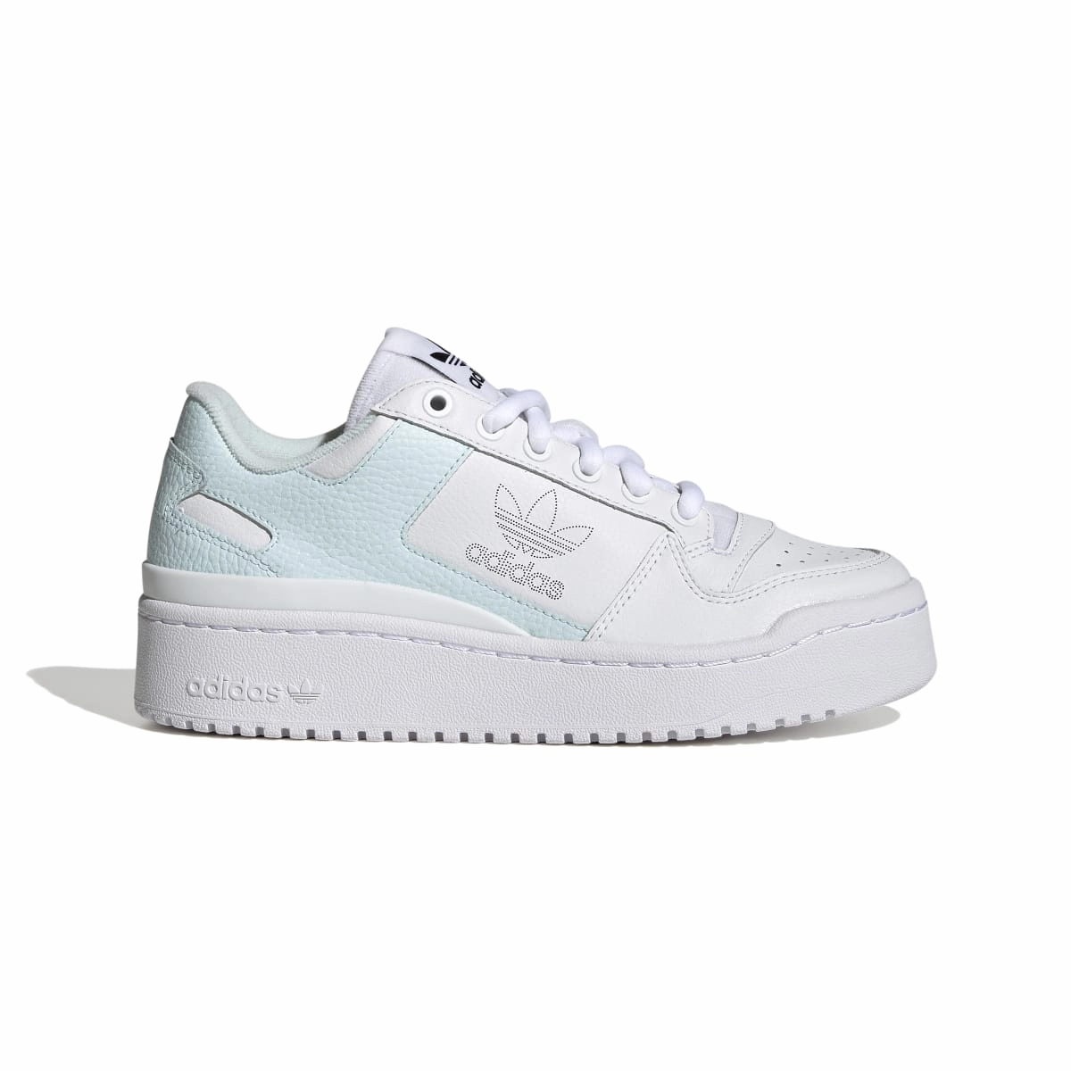 Sneakers Zip Up Anti Odor ADIDAS GY6985 FORUM BOLD WMN'S (Medium) White/Blue/Blue Leather & Suede Basketball Shoes