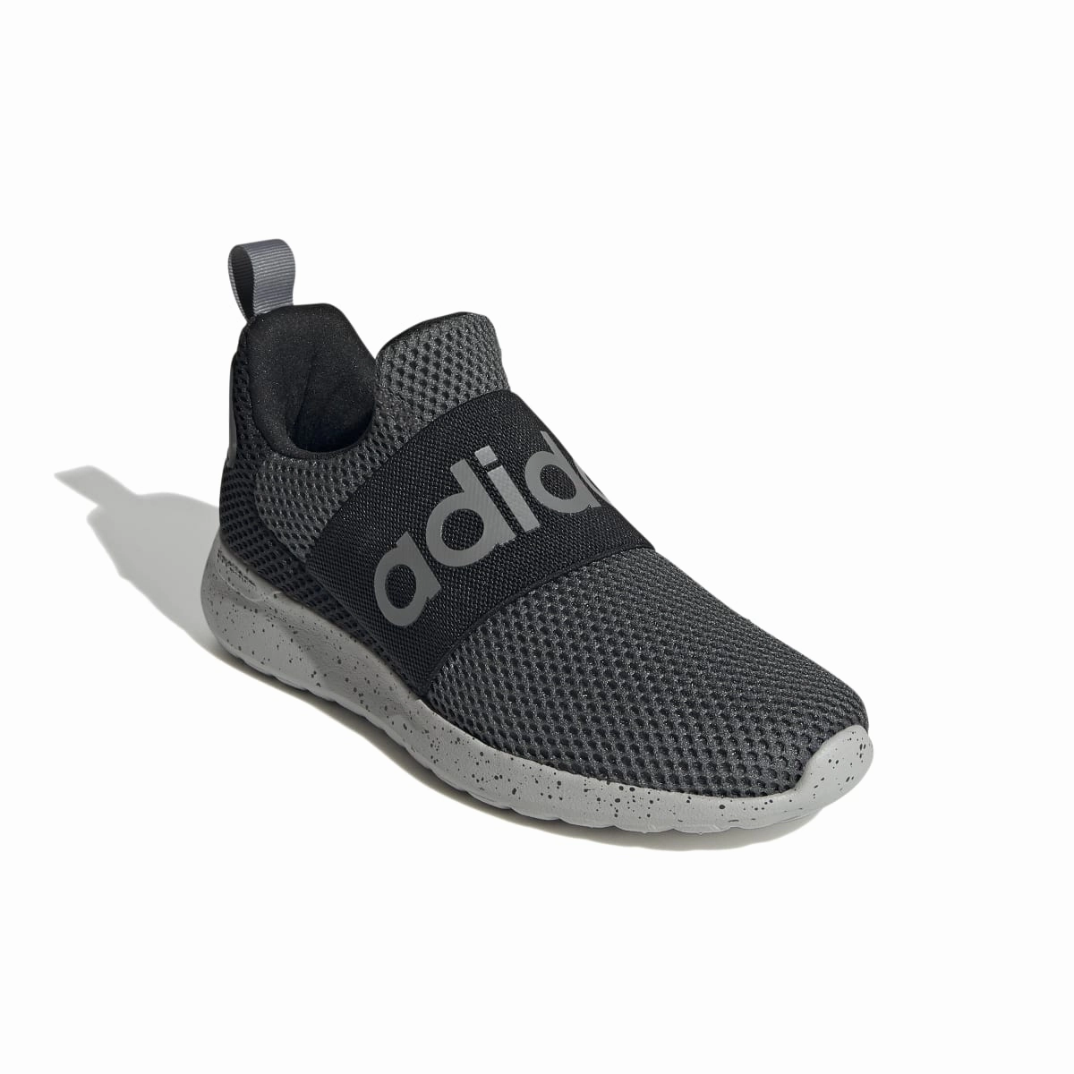 Shock absorption ADIDAS Q47208 LITE RACER ADAPT 4.0 K JR'S (Medium) Grey/Grey/Black Mesh Running Shoes