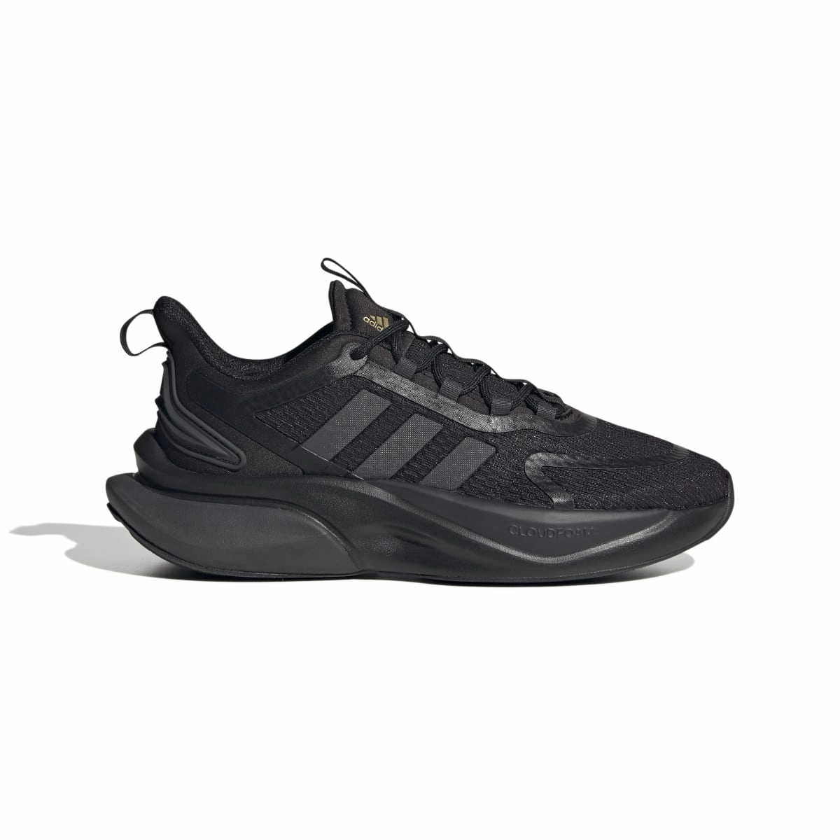 Jungle Path ADIDAS HP6149 ALPHABOUNCE  WMN'S (Medium) Black/Carbon/Gold Mesh Running Shoes