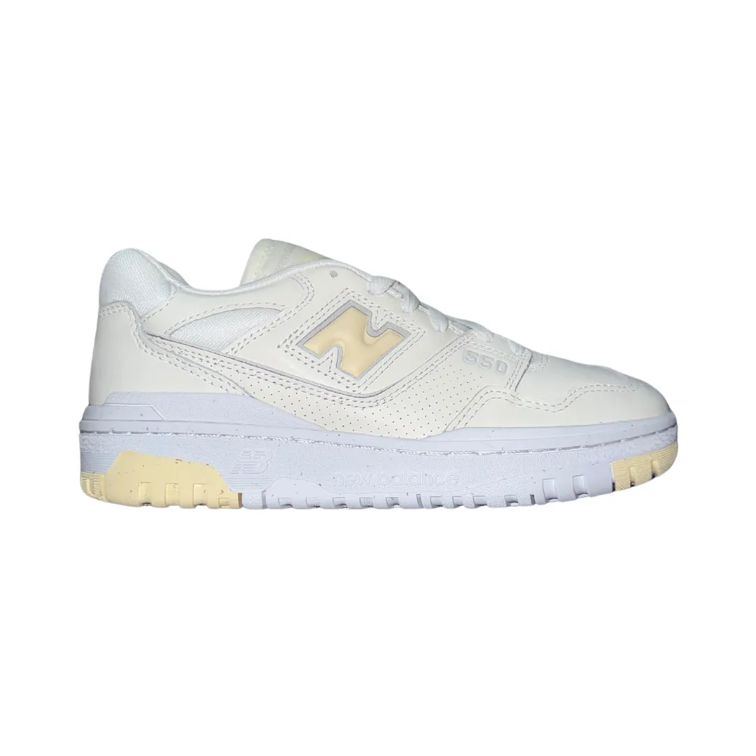 Training NEW BALANCE BBW550VG BBW550 WMN'S (Medium) White/Beige Leather, Synthetic & Mesh Basketball Shoes
