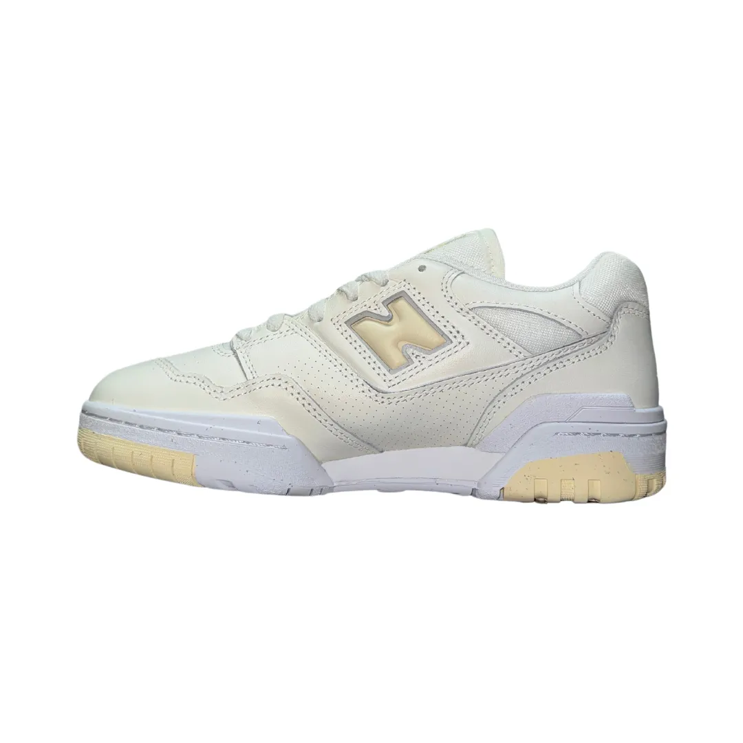 NEW BALANCE BBW550VG BBW550 WMN'S (Medium) White/Beige Leather, Synthetic & Mesh Basketball Shoes Quick Cut Shoes