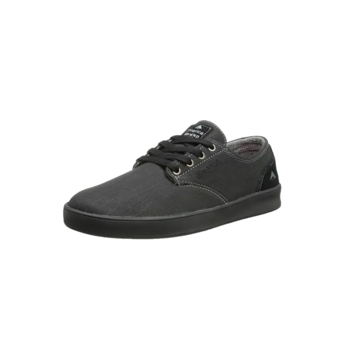 Friend Meet Lake Step EMERICA 6102000089 544 THE ROMERO LACED MN'S (Medium) Black/Black/Gum Suede Skate Shoes