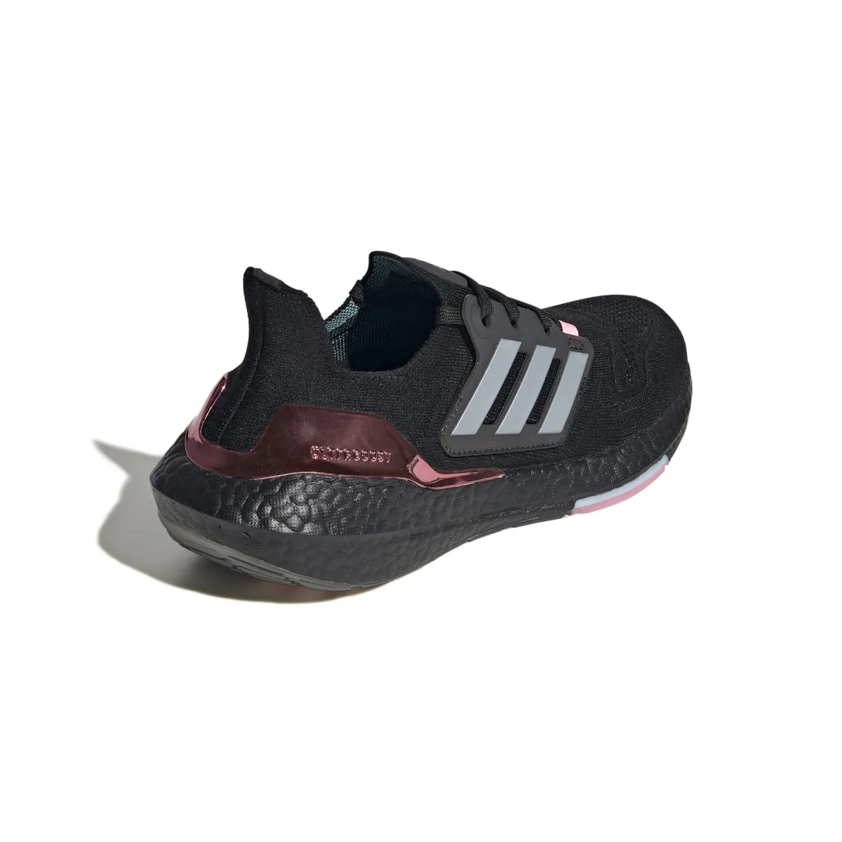 mental health benefits provide support ADIDAS GX5928 ULTRABOOST 22 WMN'S (Medium) Black/Silver/Pink Primeknit Running Shoes