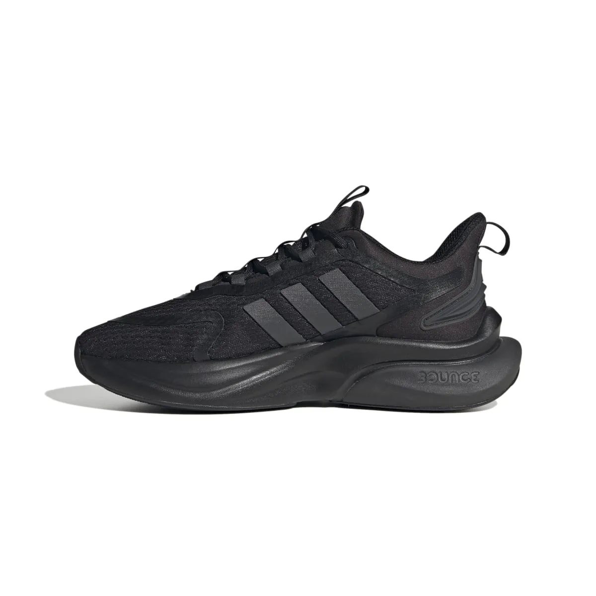 supination - control ADIDAS HP6149 ALPHABOUNCE  WMN'S (Medium) Black/Carbon/Gold Mesh Running Shoes