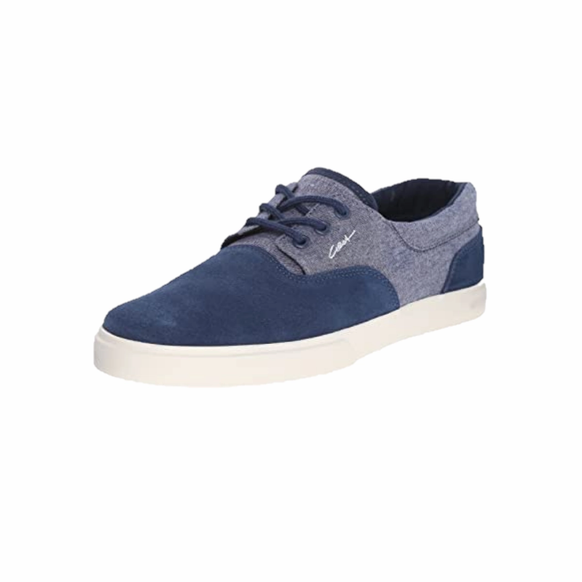 CIRCA 100003-DMOF VALEO SE MN'S (Medium) Denim/Off White Canvas Skate Shoes Soft Touch Quick Grip