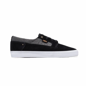 All Purpose Style Jump Assist CIRCA LANCER-BKIG LANCER MN'S (Medium) Black/Ink/Gold Canvas Skate Shoes