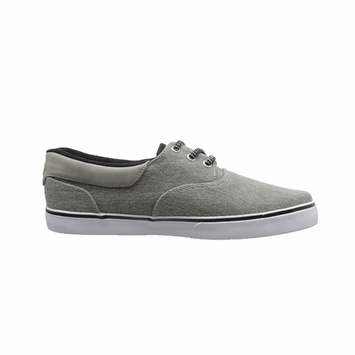 CIRCA VALEOSE-GRB VALEO SE MN'S (Medium) Gray/Black Canvas Skate Shoes Flexible Comfort