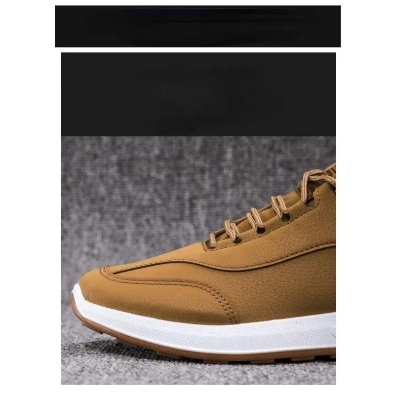 Classics Style Men's Hiking Shoes Lace Up Men Sport Shoes Outdoor Jogging Trekking Male Sneakers 2023 New Trendy Casual Sneakers Hiking Shoes Near Me