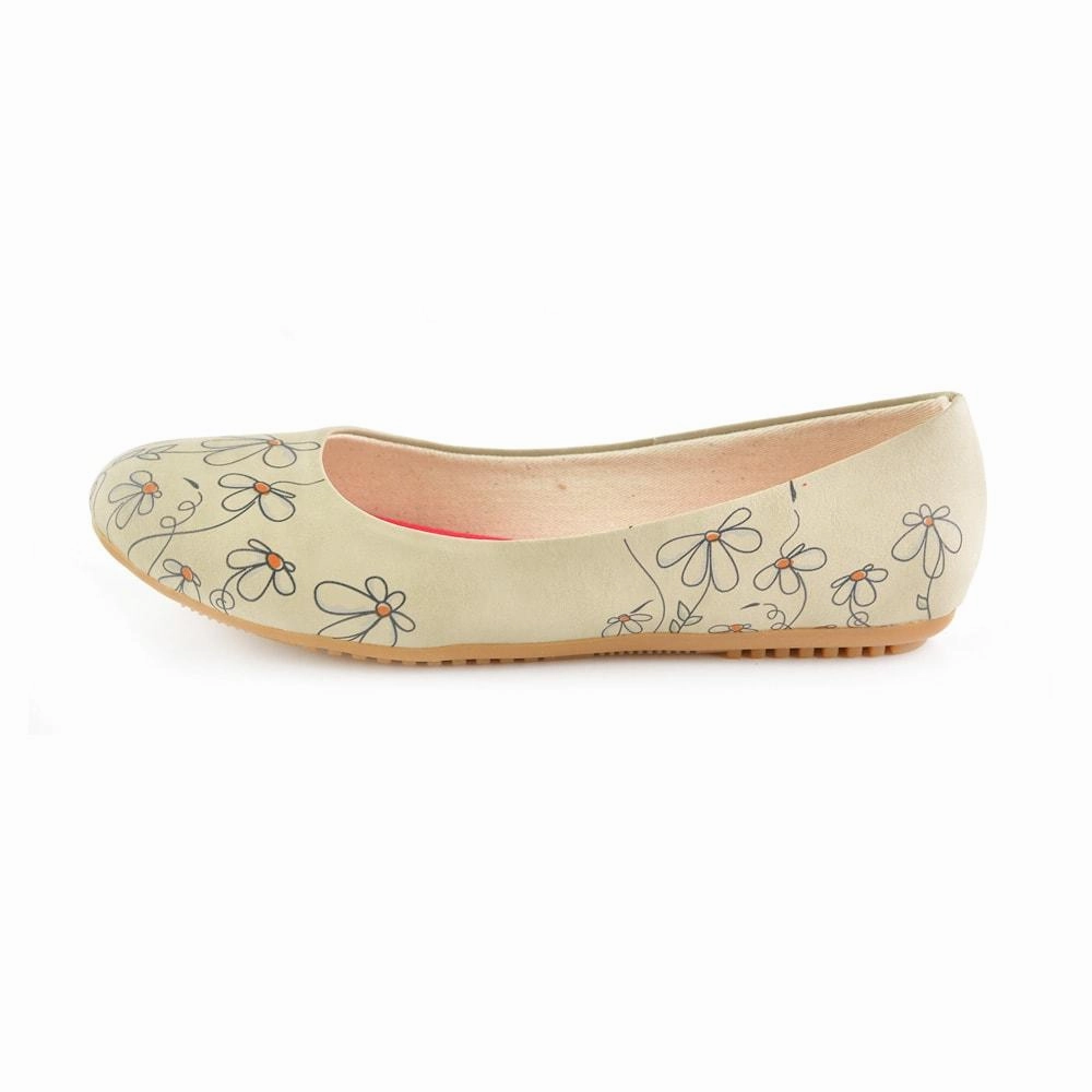 Daisies Ballerinas Shoes 1040 Strong Stitching Fairy Step