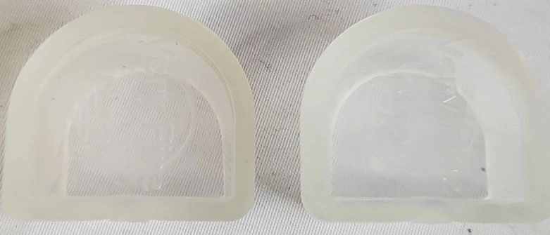 Jaylee -- Women's Plastic Heel Protector -- Clear Asics Best Shoes For Flat Feet