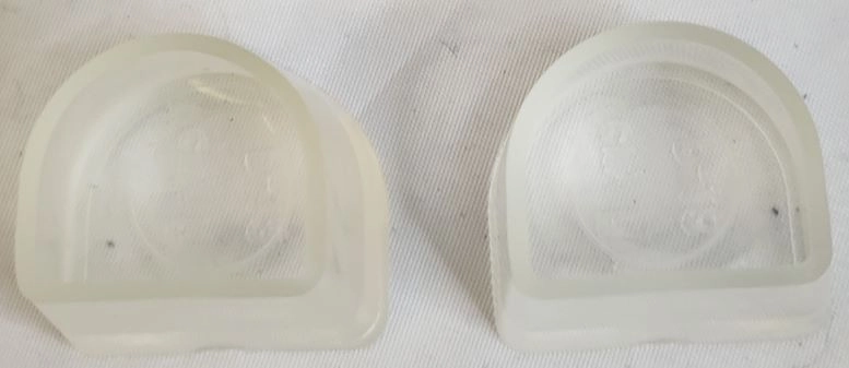 Jaylee -- Women's Plastic Heel Protector -- Clear Asic Cheer Shoes